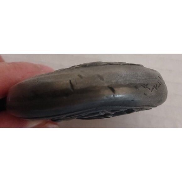 German Munich Vintage Metal Snuff Bottle Kunst und Bier Gibt's Allhier RARE - Picture 9 of 9